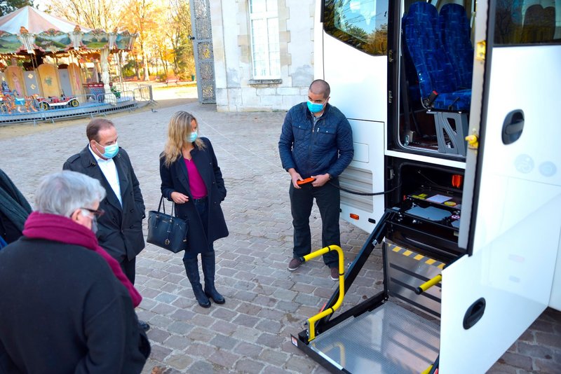 Electric bus in Drancy